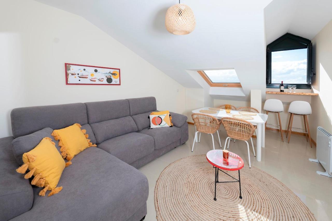 Apartamento Cabra Playa De Langosteira En Finisterre Con Vistas Al Mar San Martin de Arriba ภายนอก รูปภาพ